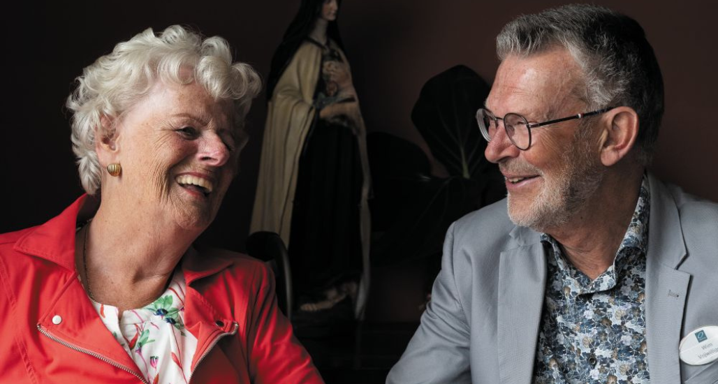 Vrijwilliger Wim met vrouw